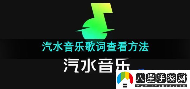 汽水音樂(lè)歌詞查看方法