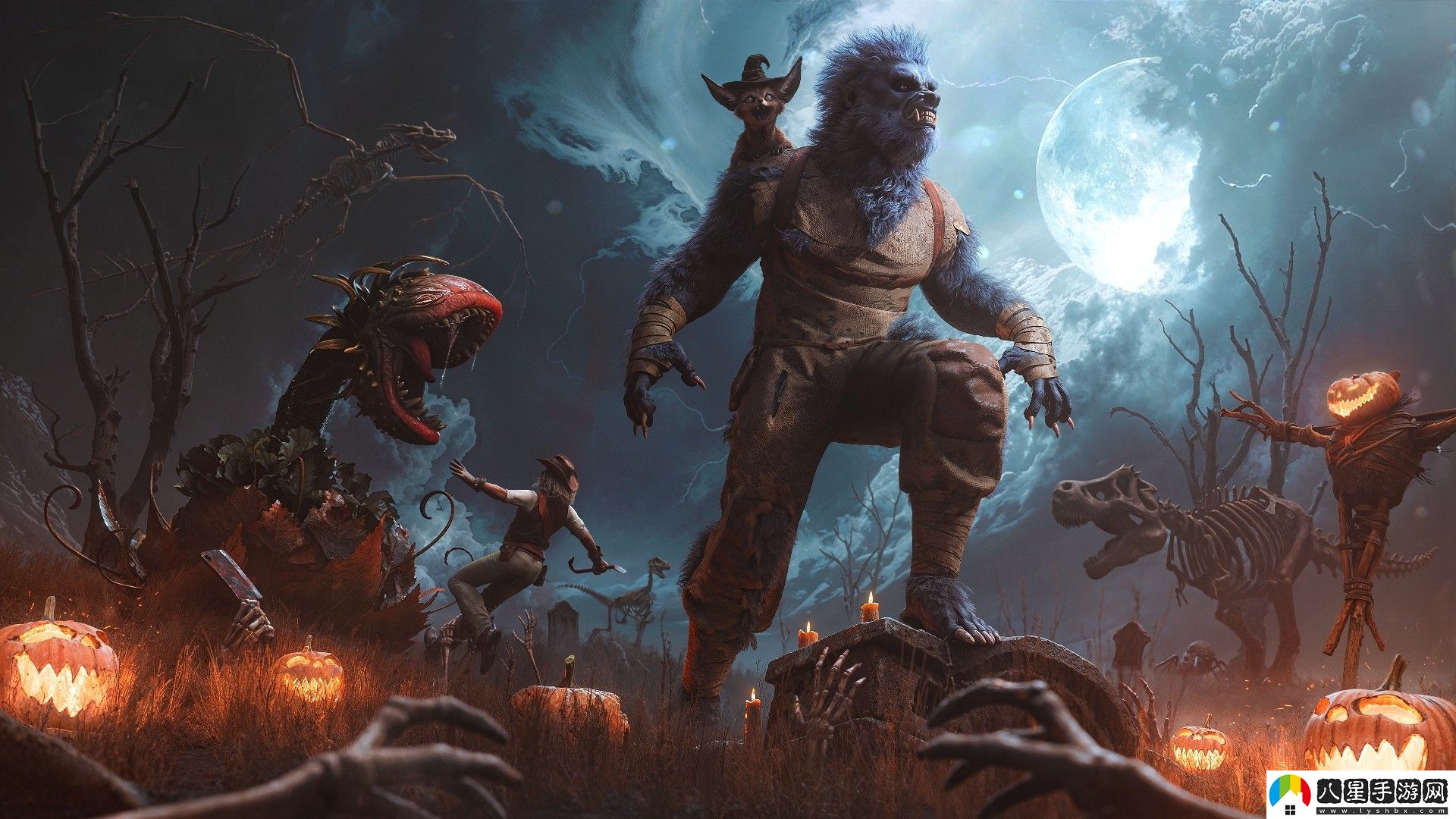 方舟生存飛升萬圣夢魘馬與恐怖主題今日登場