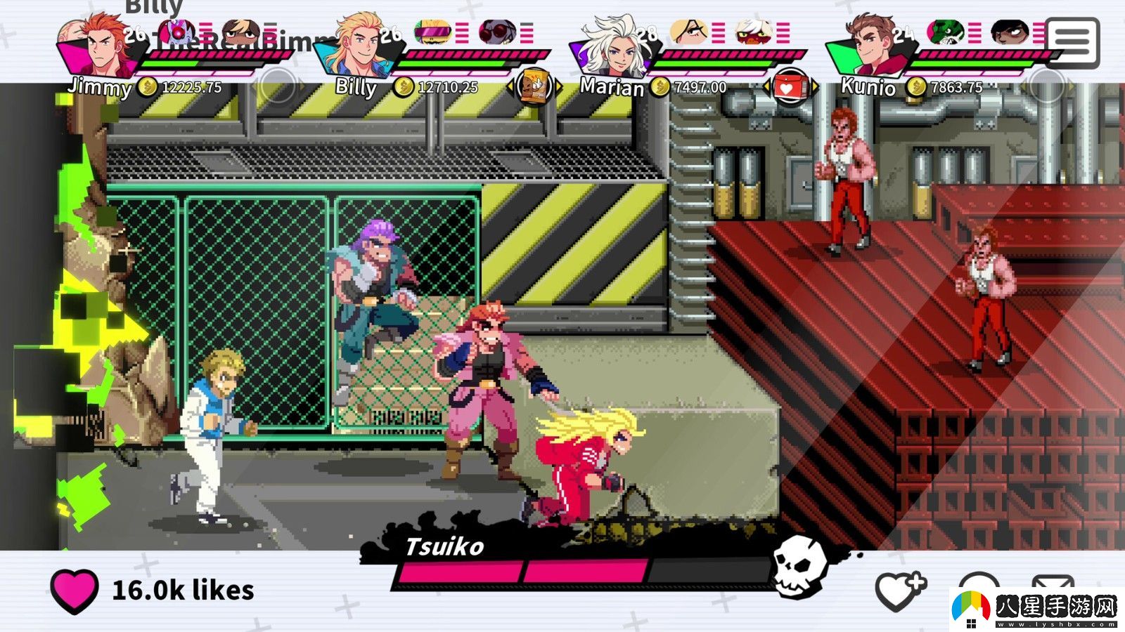 熱血少女2「雙截龍DLC」Steam頁(yè)面 11月13日發(fā)售