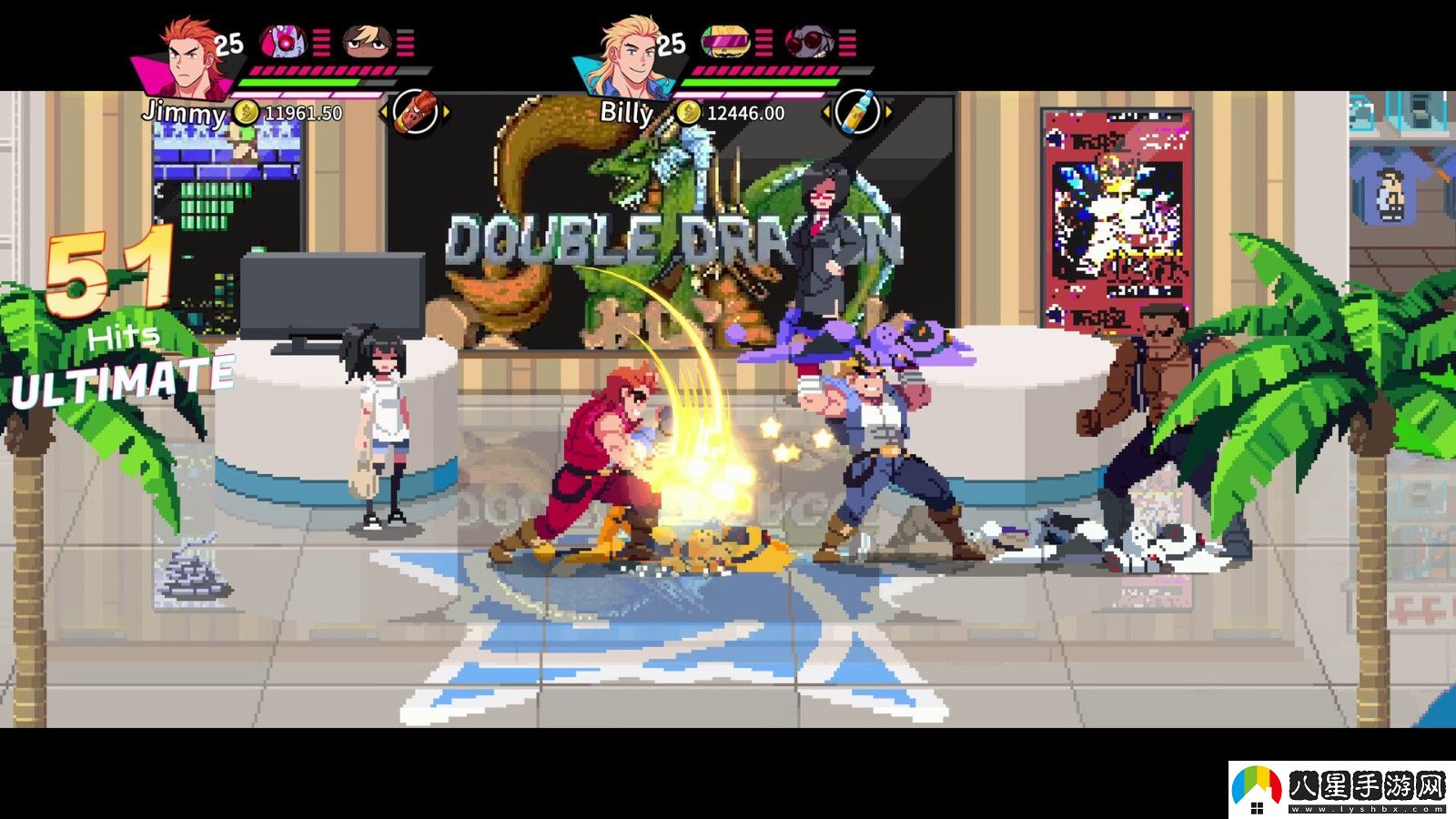 熱血少女2「雙截龍DLC」Steam頁(yè)面 11月13日發(fā)售