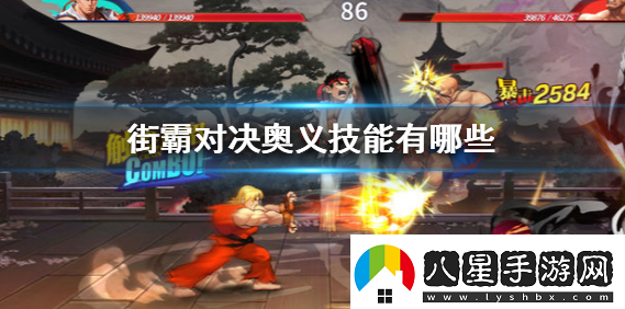 街霸對決有哪些奧義技能