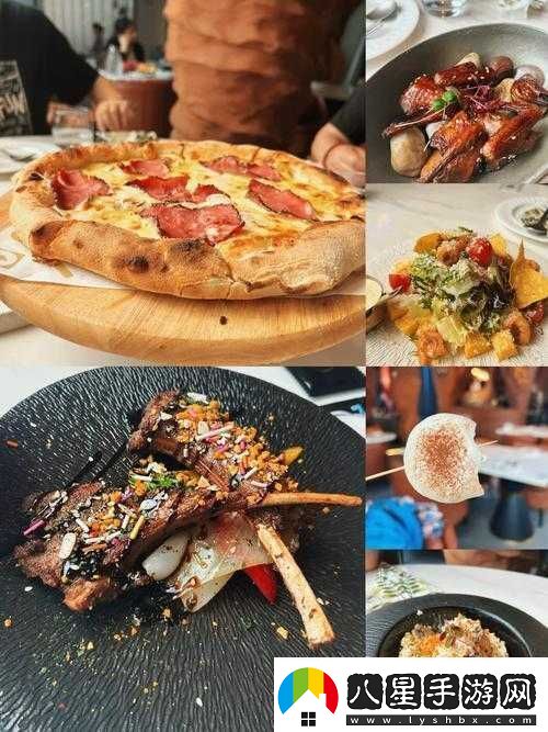 在披薩的香濃美味中